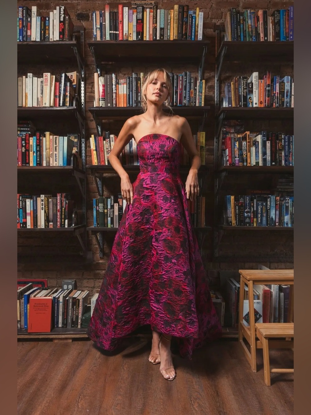 Mac Duggal Strapless Brocade
High-Low A-Line Maxi Dress Size 2 (SOLD OUT)